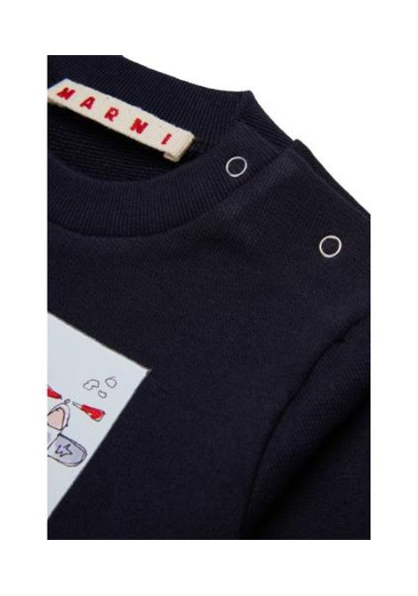 Felpa con logo MARNI KIDS | M01890 M00SH0M862